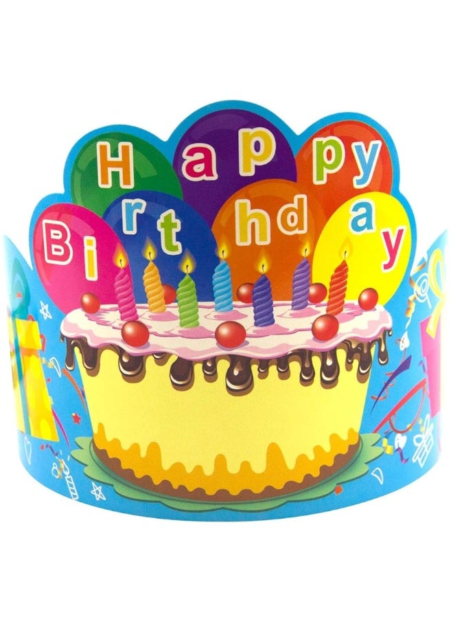 Fancy Land - FANCY LAND Birthday Crowns for Kids Family Birthday Classroom School VBS Party Supplies Pack of 30 - Image 1
