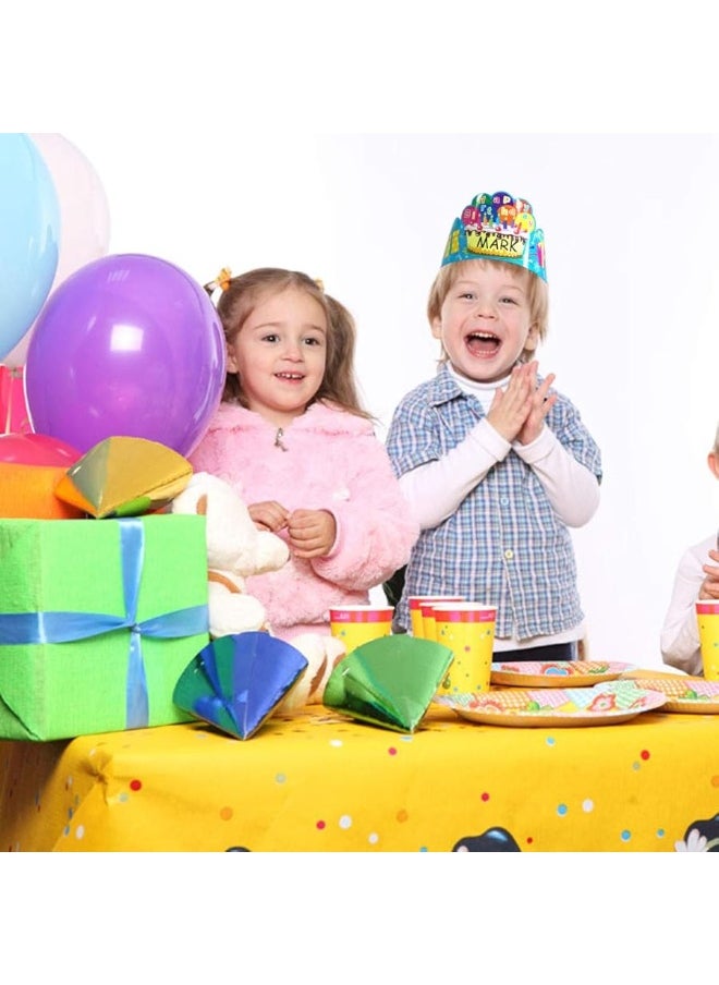 Fancy Land - FANCY LAND Birthday Crowns for Kids Family Birthday Classroom School VBS Party Supplies Pack of 30 - Image 1