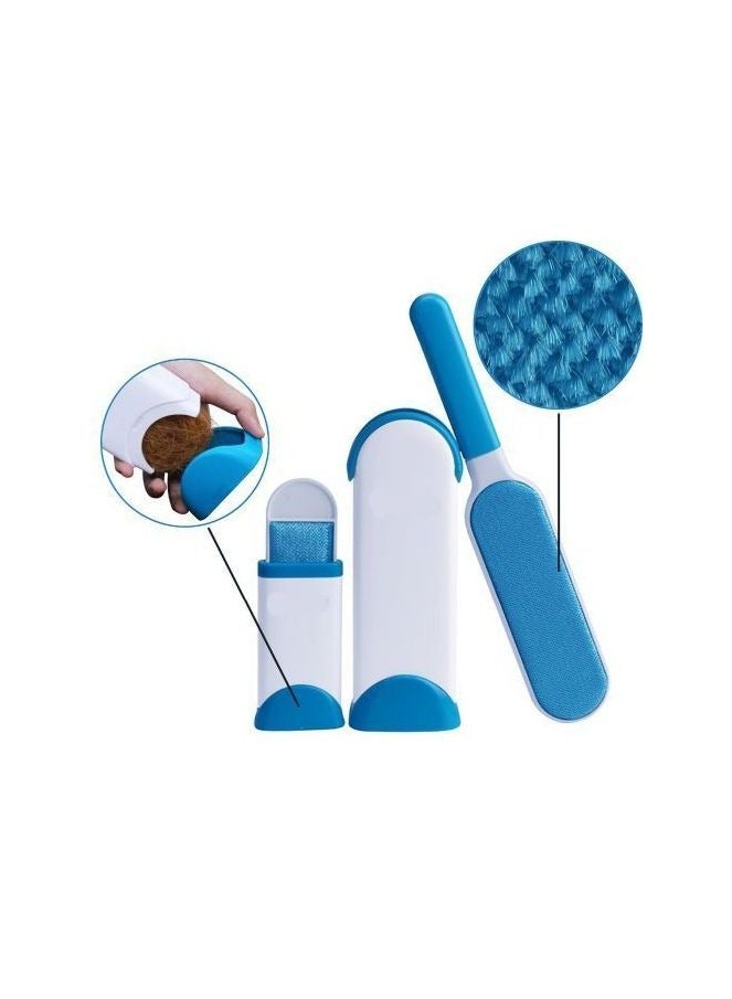 Fur Magic Pet Hair Remover Lint Brush With Self-Cleaning Base, Reusable Fluff Remover for Clothes, Double-Sided Fur Cleaner for Dog and Cat - Image 1