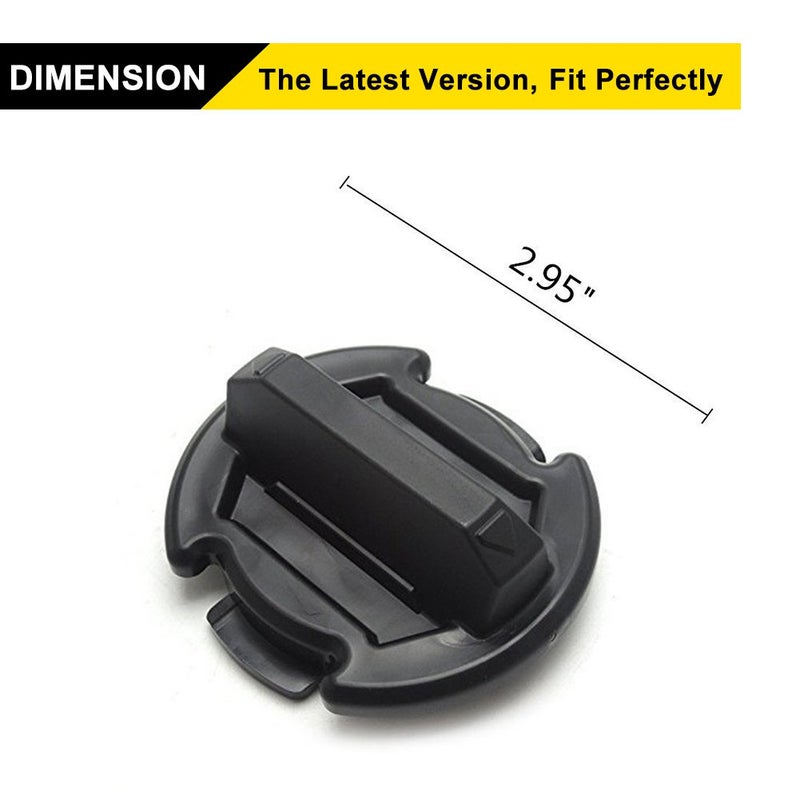 BUNKER INDUST 2 Pcs Twist Floor Drain Plug Trap Seal for 2014/2015/2016/2017/2018/2019 Polaris RZR XP 1000 900 XP 4 Turbo General 8414694 - Image 4