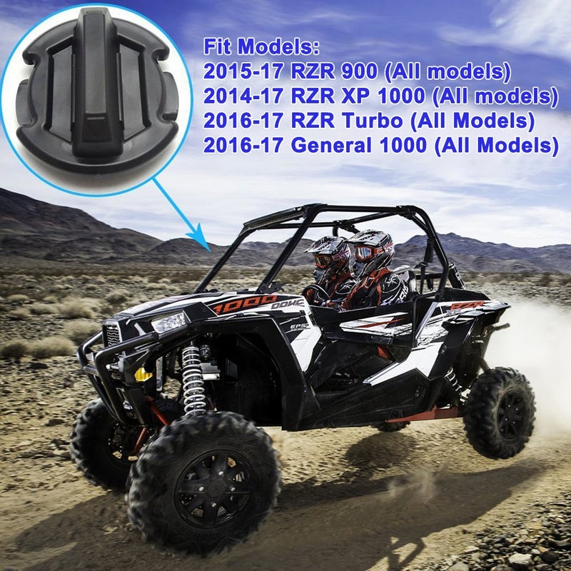 BUNKER INDUST 2 Pcs Twist Floor Drain Plug Trap Seal for 2014/2015/2016/2017/2018/2019 Polaris RZR XP 1000 900 XP 4 Turbo General 8414694 - Image 2
