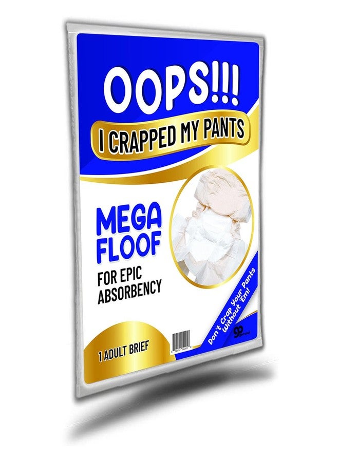 Gears Out Oops Diaper Gag Gift for Adults - Poop Protection System Funny Over-the-Hill Prank Gift for Women and Men, Disposable OSFM OTH White Elephant Ideas Secret Santa - Image 4