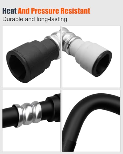 TIKSCIENCE Heater Outlet Hose Heater Inlet Hose Fit for Chevrolet Cheyenne Silverado 1500 2500 20142018 Fit for GMC Sierra 1500 Sierra 1500 Limited 20142019 Replace 23126442 23126443 - Image 3