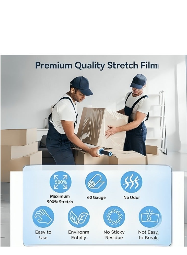 CRYSTAL Cling Film 1.3Kg X 30cm With Cutter (6 Pieces) - Image 2