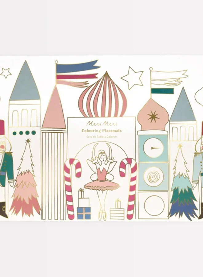 Meri Meri Nutcracker Colouring Placemats