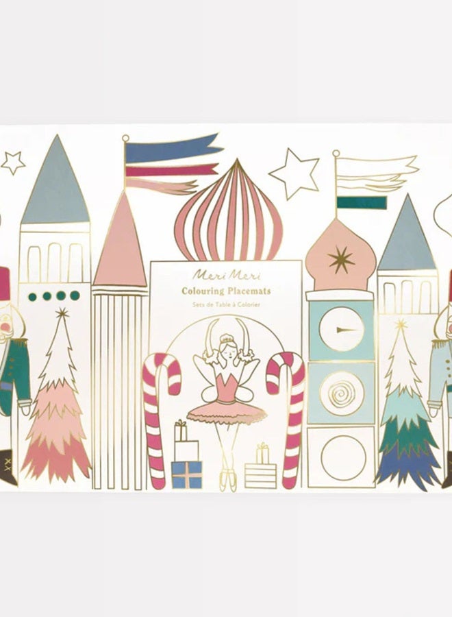 Meri Meri Nutcracker Colouring Placemats  - Image 2