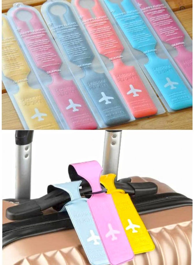 6 Pack Luggage Tags for Suitcases, Travel Tags for Baggage, Bag Handbag Tags with Name ID Card Easily Identify Your Suitcase - Image 2