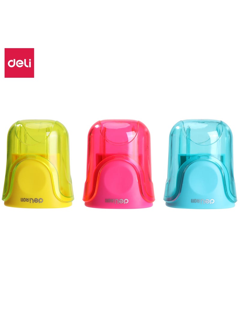Deli R01100 2-Hole Sharpener-12pcs – ideal for school and office use - Image 1