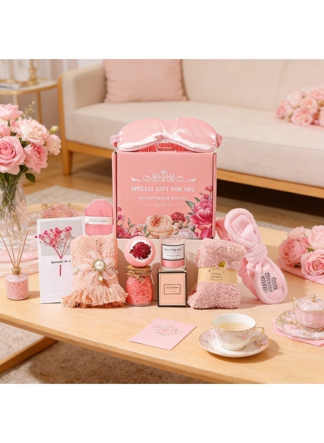 Warwick Gifts Set for Lady , Body Care Spa Gift Basket Set, Unique Gift Ideas for Women, Gifts for Mom, Sister, Friend, Wife, Gifts for Ramadan, Birthday, Anniversary - Image 2