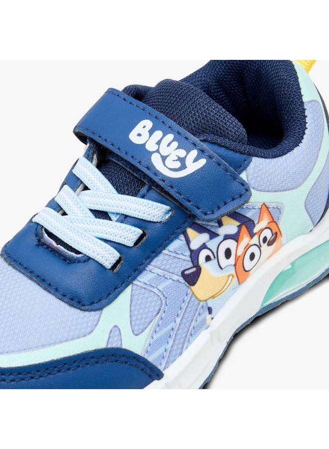 BLUEY Boys Printed Sneakers with Hook and Loop Closure - Image 4