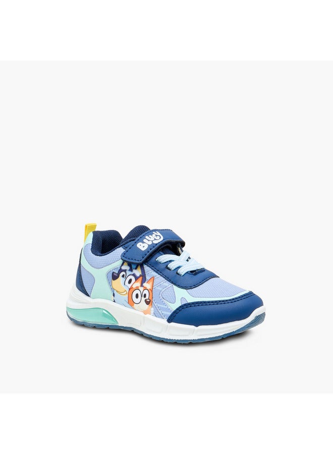 BLUEY Boys Printed Sneakers with Hook and Loop Closure - Image 2