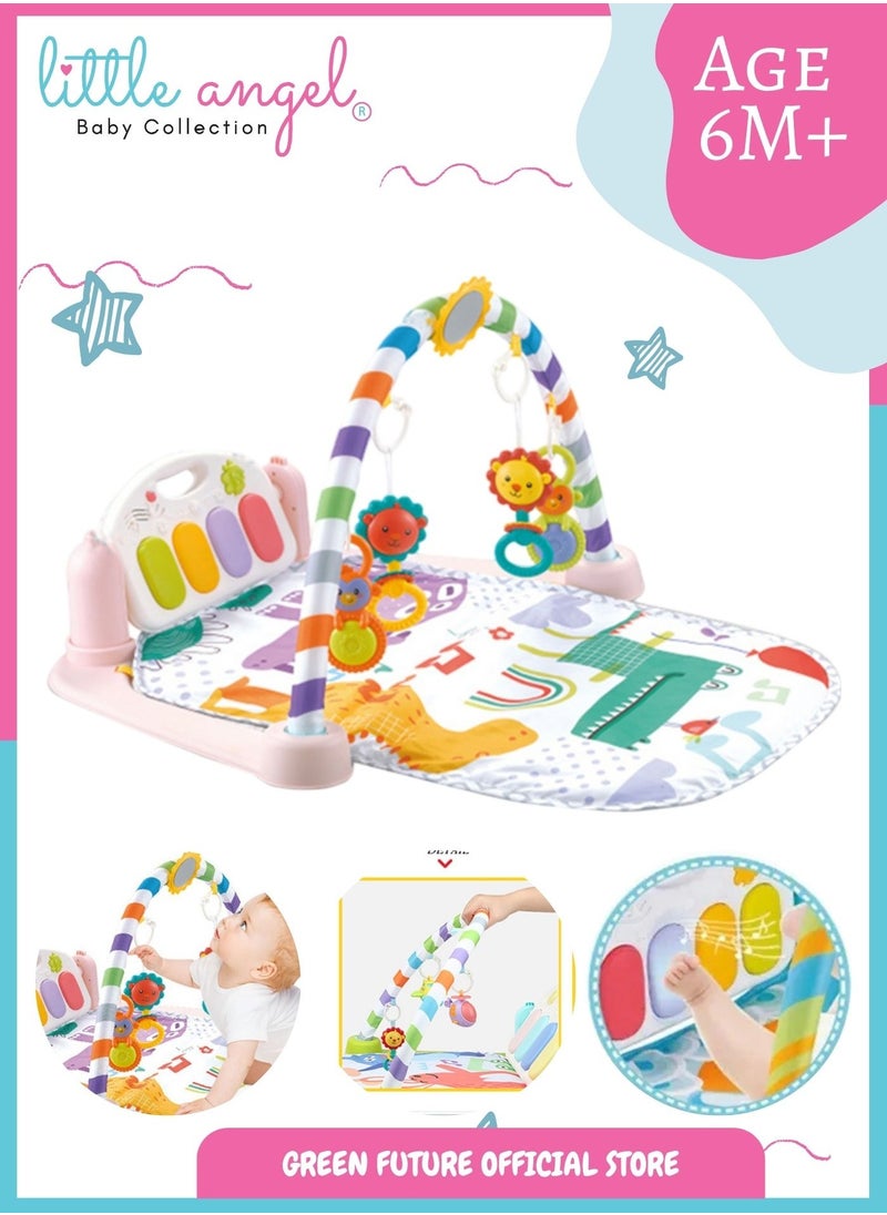 Little Angel Baby Play Mat Activity Gym With Bluetooth With Musical Features And Hanging Toys  - Image 1