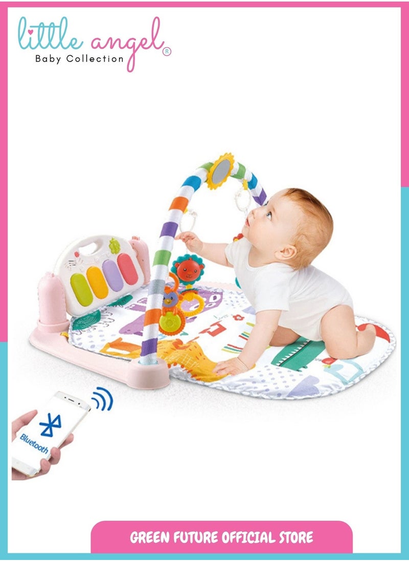 Little Angel Baby Play Mat Activity Gym With Bluetooth With Musical Features And Hanging Toys  - Image 2