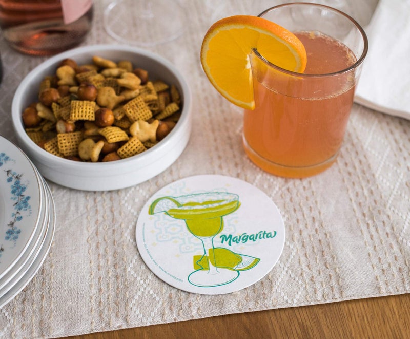 Toynk Single Retro Cork Drink Coaster - Margarita - Image 2
