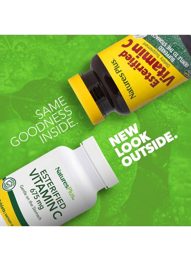 NaturesPlus Esterified Vitamin C - 675 mg, 90 Tablets - Gentle on the Stomach - Vegetarian, Gluten Free - 90 Servings - Image 2