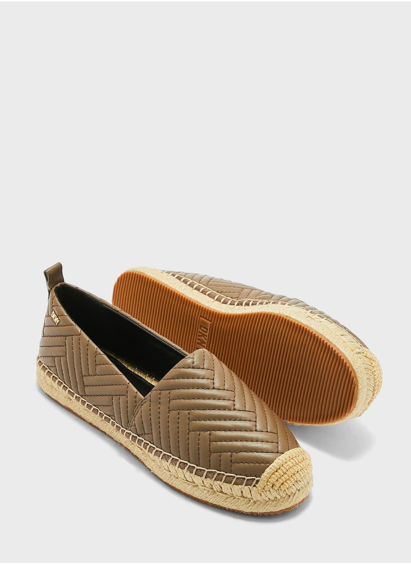 DKNY - Mally Quilted Platform Espadrilles - Image 1