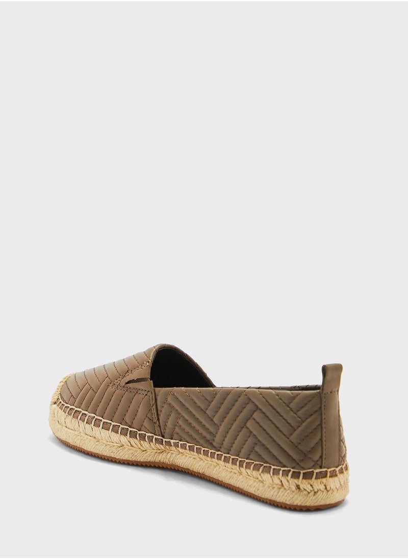 DKNY - Mally Quilted Platform Espadrilles - Image 1