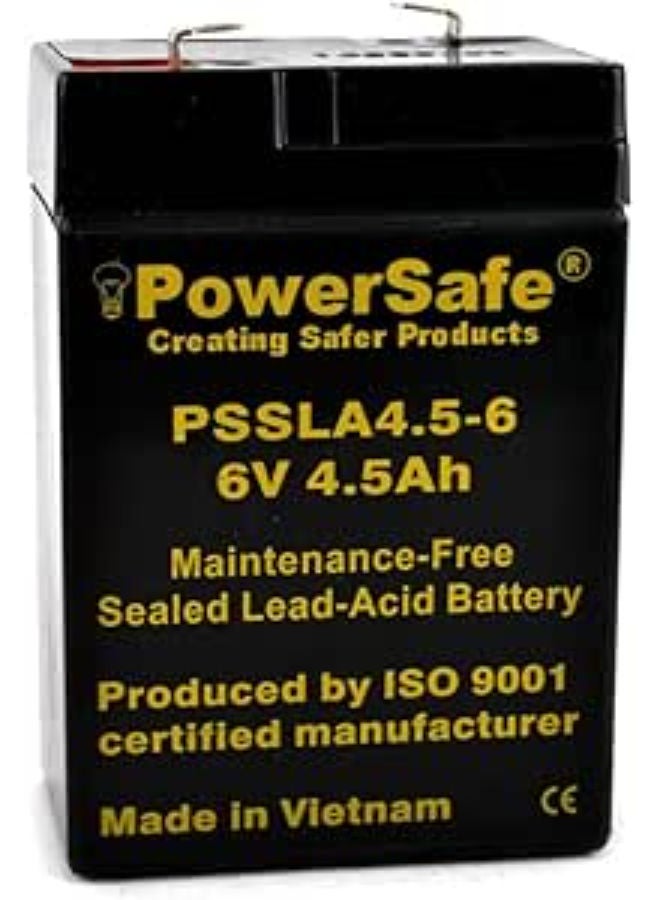 Powersafe Battery Powersafe Sealed Lead Acid Battery - Kylaq (6V 4.5Ah) - Image 1