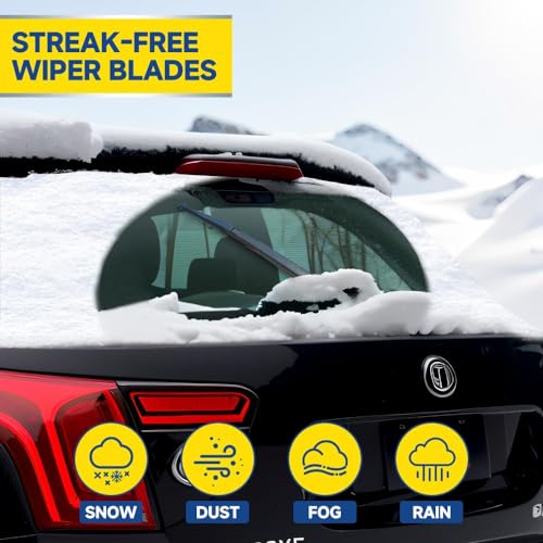 VEIGEIR 3 Pack Windshield Wiper Blades Compatible With Honda HRV HR-V 2016 2017 2018 2019 2020 2021 2022 Original Factory Quality Front Rear Wipers Blade Set for My Car - 26" 18" 10" - Image 3