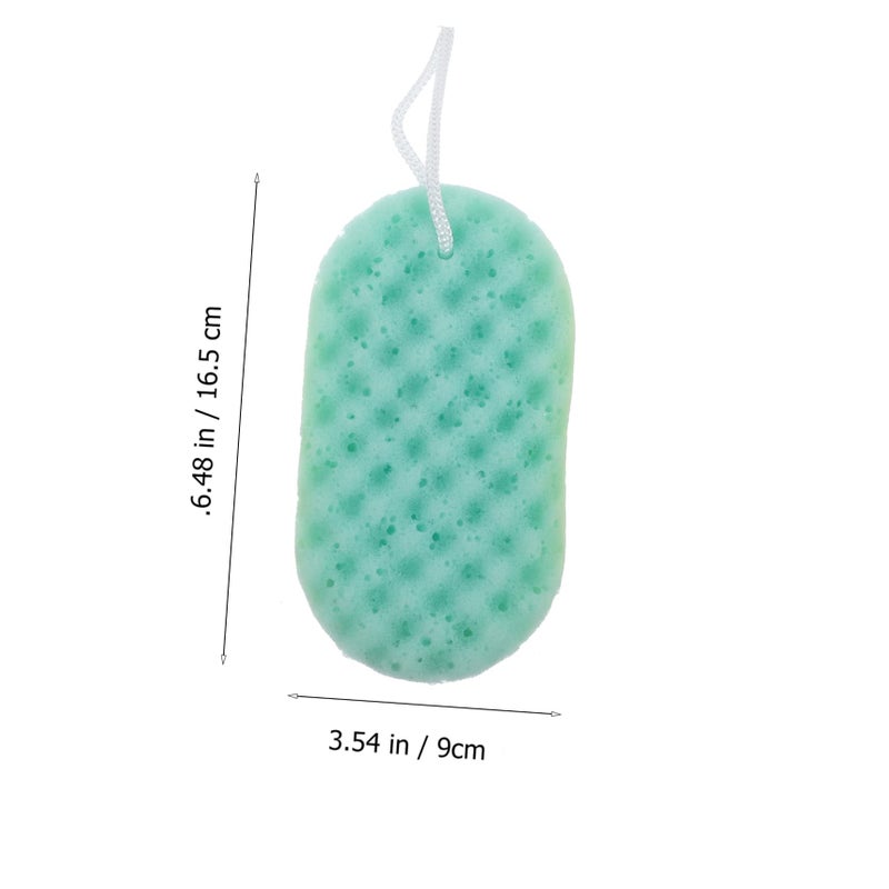 Soft Bath Sponge With Hanging Rope For Gentle Exfoliation And Deep Cleansing 3 Pack - Image 3