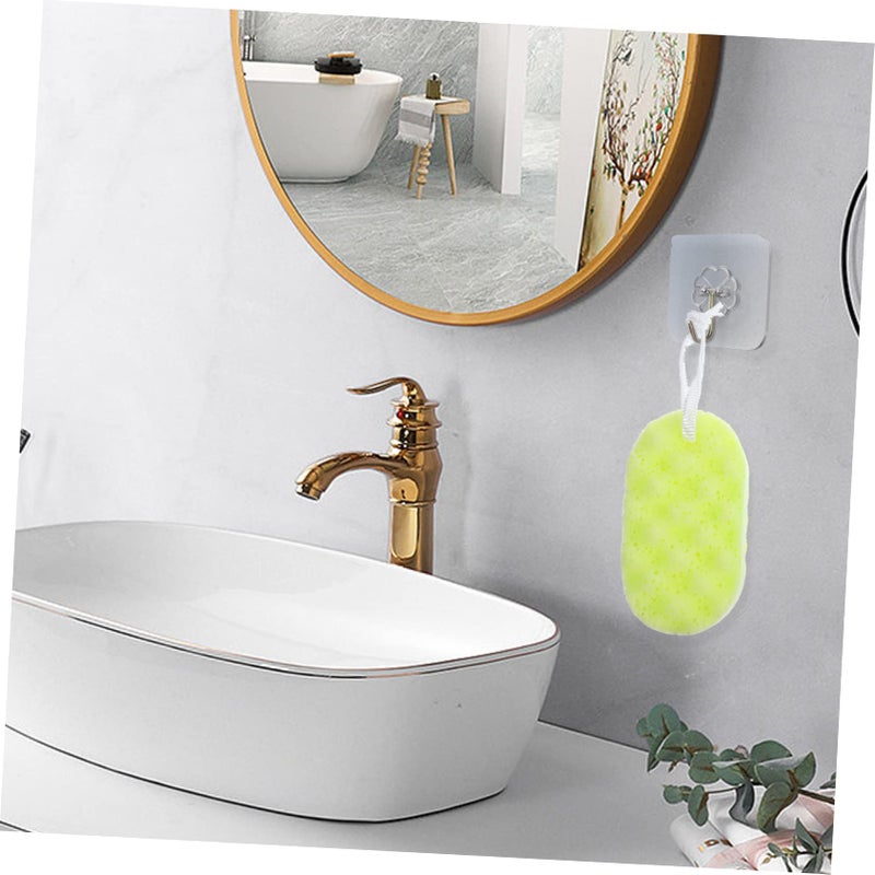 Soft Bath Sponge With Hanging Rope For Gentle Exfoliation And Deep Cleansing 3 Pack - Image 5