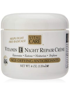 Vital Care AntiAging Vitamin E Night Repair Crme Jar 4 oz