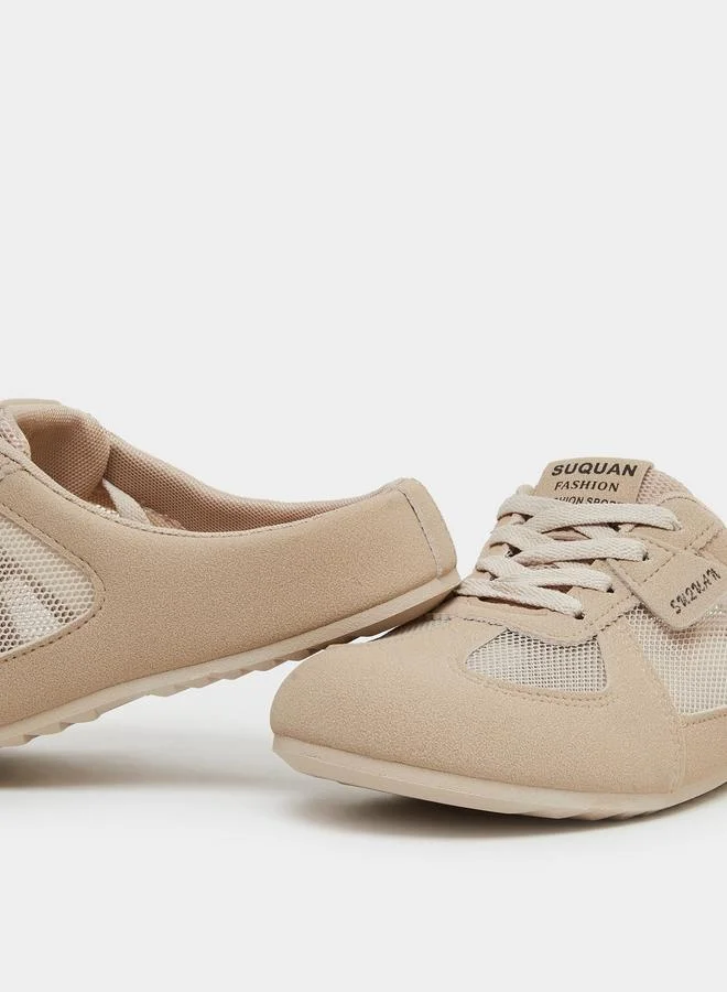 Take Two Beige Slip On Casual Shoes