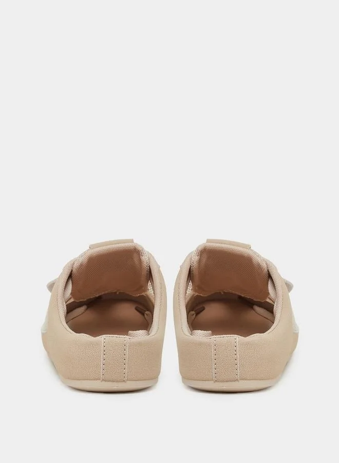 Take Two Beige Slip On Casual Shoes