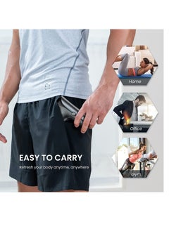 RENPHO Mini Massage Gun, Handheld Portable Electric Body Massager For Athletes With 5 Speed  - Black  - Image 3