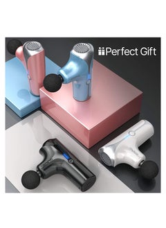 RENPHO Mini Massage Gun, Handheld Portable Electric Body Massager For Athletes With 5 Speed  - Black  - Image 4