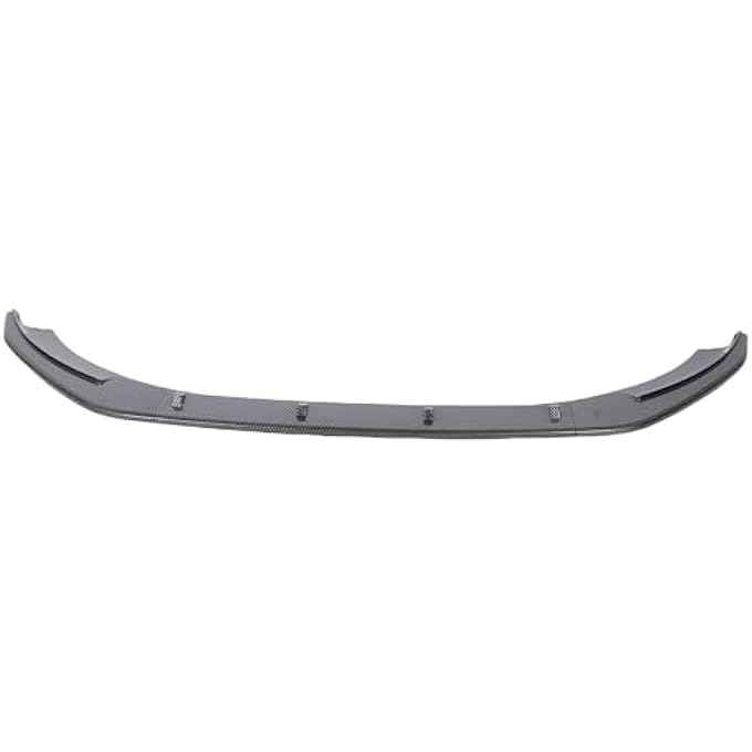 Eujgoov 3 Pieces Car Front Bumper Lip Spoiler Splitter Carbon Fiber Style for MK6 Standard 2008-2012 ABS Material Improved Aerodynamics Aggressive Look - Image 4