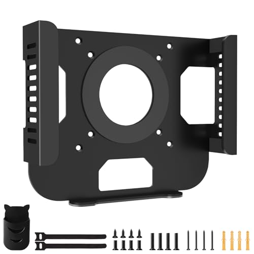 Bedycoon Metal Mount for Mac mini M1 M2，Monitor VESA Mount or Under Desk Mount and Wall Mount for Mac mini 2011-2023 M1 M2,with Larger Anti-Slip Pads, with Pen Holder. - Image 1