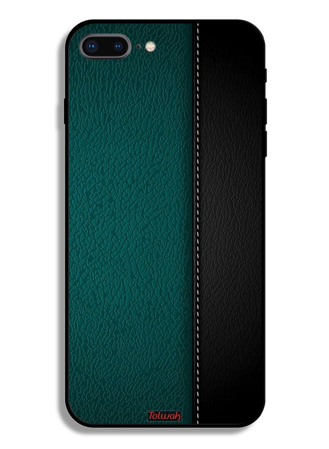 Tolwak Apple iPhone 8 Plus Protective Case Leather Pattern - Image 1