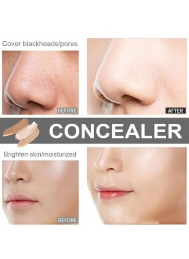 Color Changing Liquid Foundation for Mature Skin - Full Coverage, All Day Flawless, Long-Lasting Makeup Base (Ivory) - Image 4