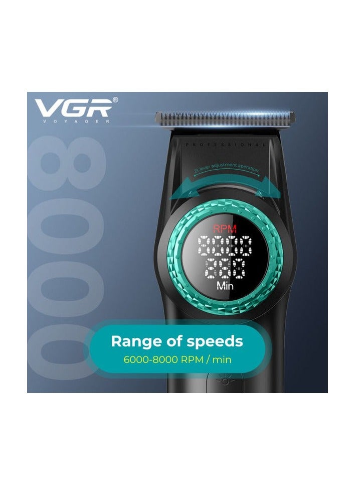 VGR V-977 Professional Hair Trimmer For Men Black - Image 3