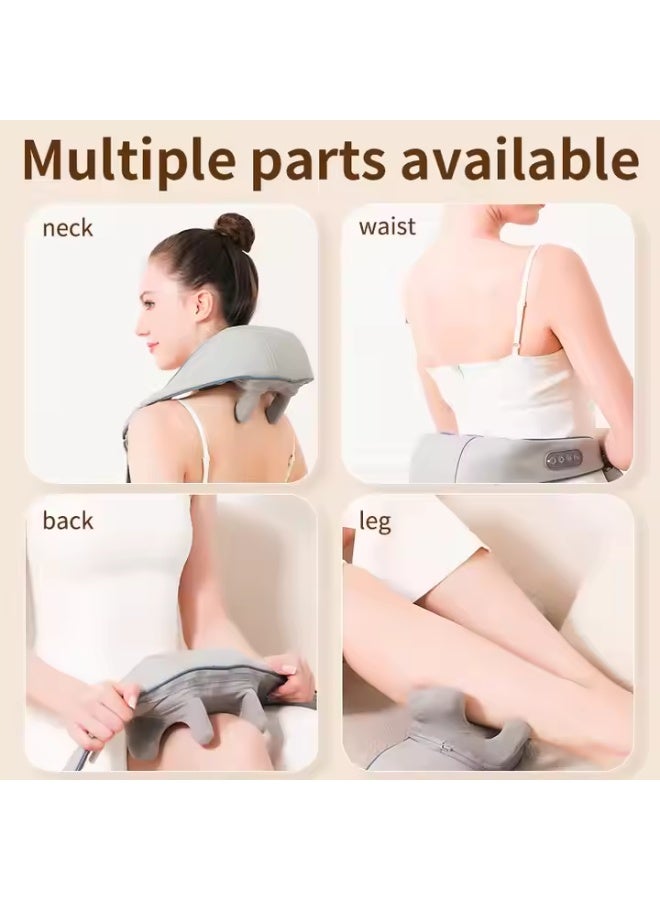 Small Trapezius & Neck Shoulder Massager Shawl | Heat & Kneading, Back Massage, Electric Multi - function - Image 5