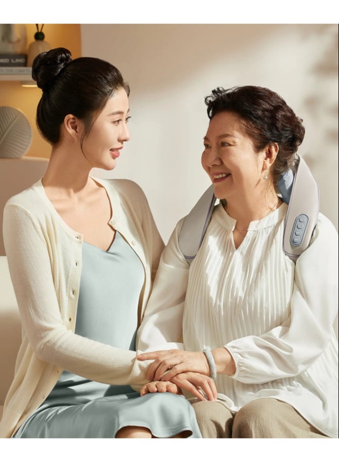 Small Trapezius & Neck Shoulder Massager Shawl | Heat & Kneading, Back Massage, Electric Multi - function - Image 4