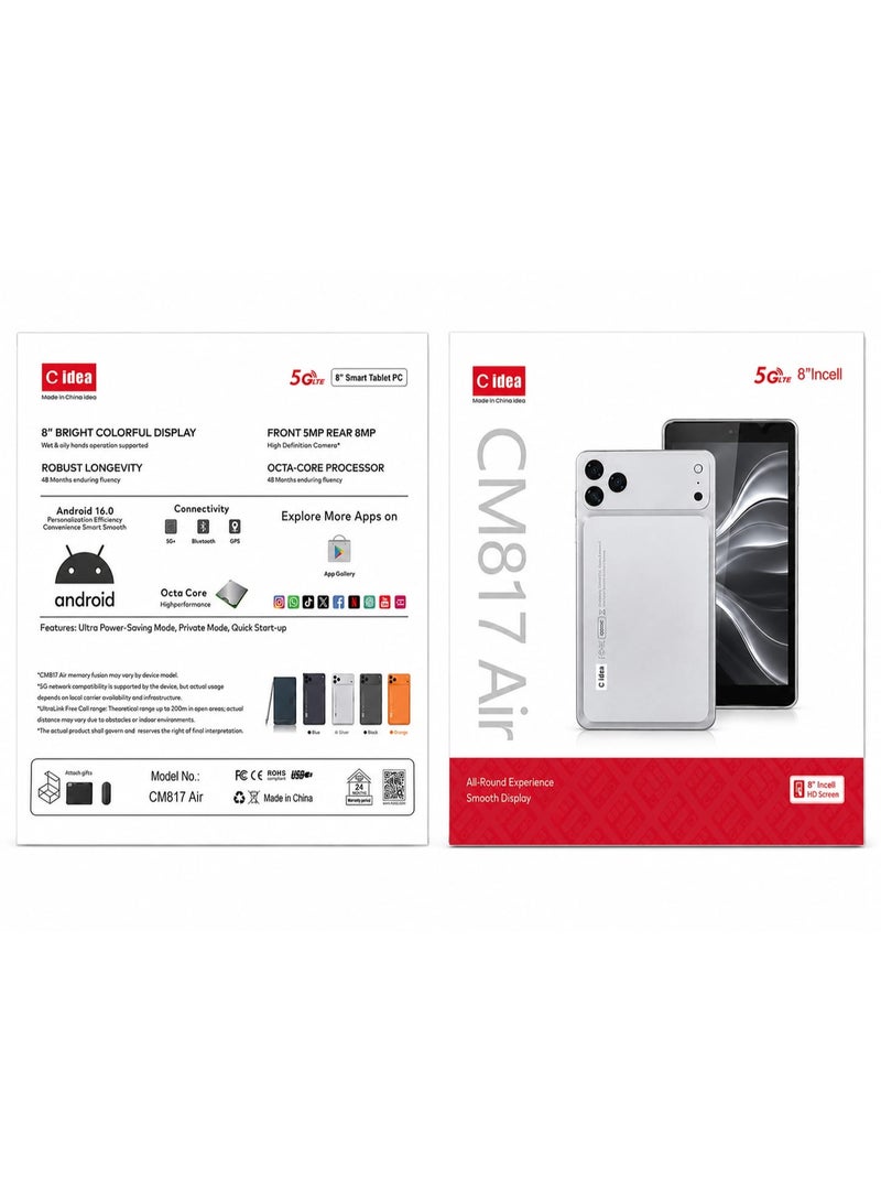 سي آيديا C idea CM817 AIr 8-Inch Smart Tablet - Image 2