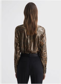 REISS Tie Detail Top  - Image 2