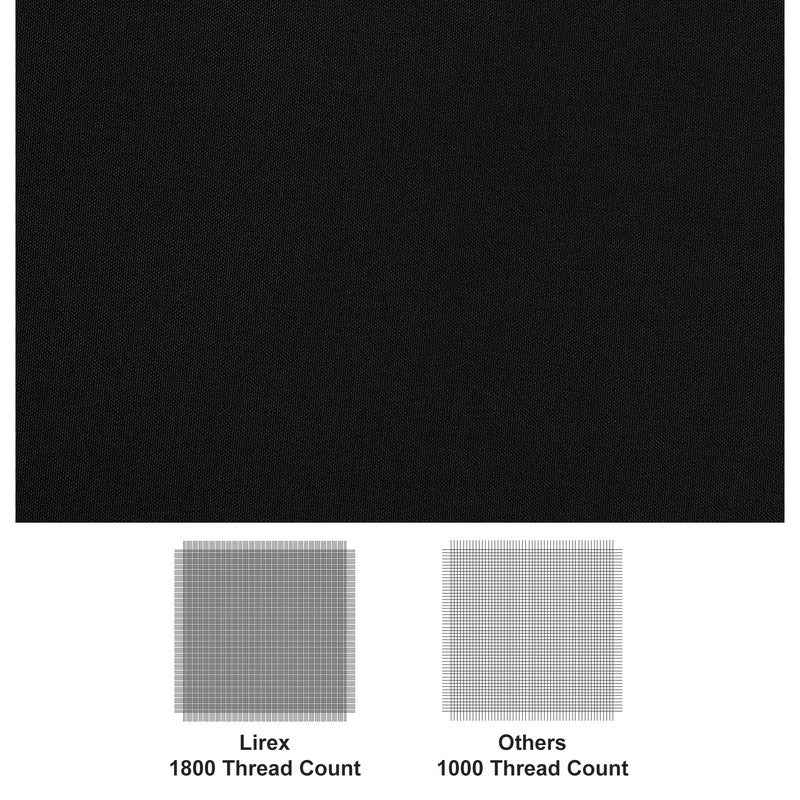 Lirex Black Twin Flat Sheet Only, Ultra Soft & Breathable Brushed 1800 Microfiber, Hotel Quality Flat Sheet Sold Separately, Top Sheet for Bed (Black, Twin) - Image 2