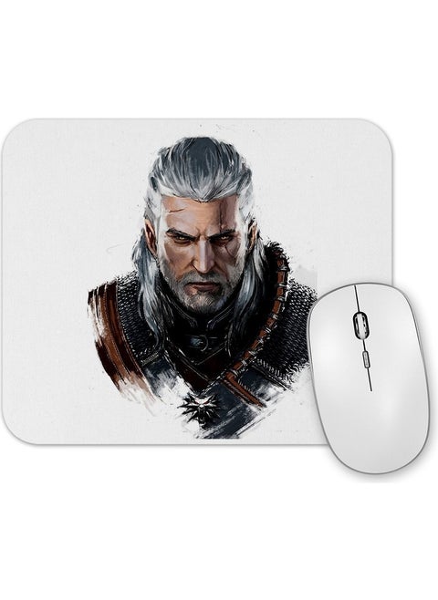 Print Shop The Witcher Geralt Of Rivia Mouse Pad