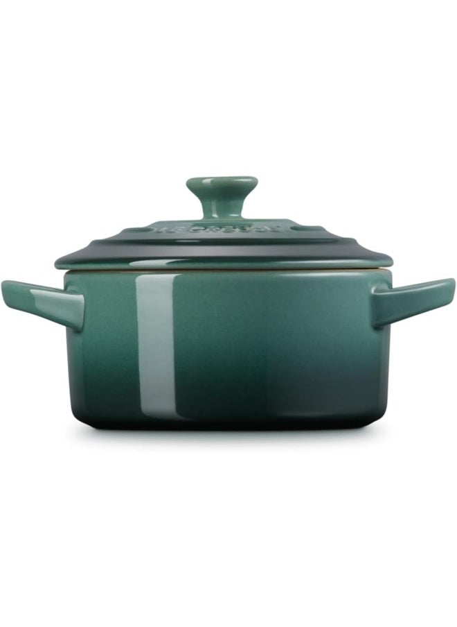 Le Creuset Le Creuset Stoneware Mini Round Cocotte, 8-Ounce, Artichaut  - Image 3