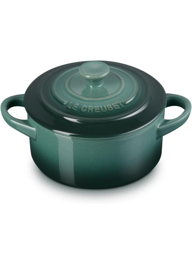 Le Creuset Le Creuset Stoneware Mini Round Cocotte, 8-Ounce, Artichaut  - Image 1
