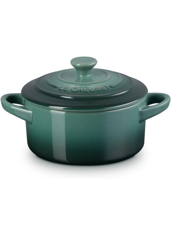 Le Creuset Le Creuset Stoneware Mini Round Cocotte, 8-Ounce, Artichaut  - Image 2
