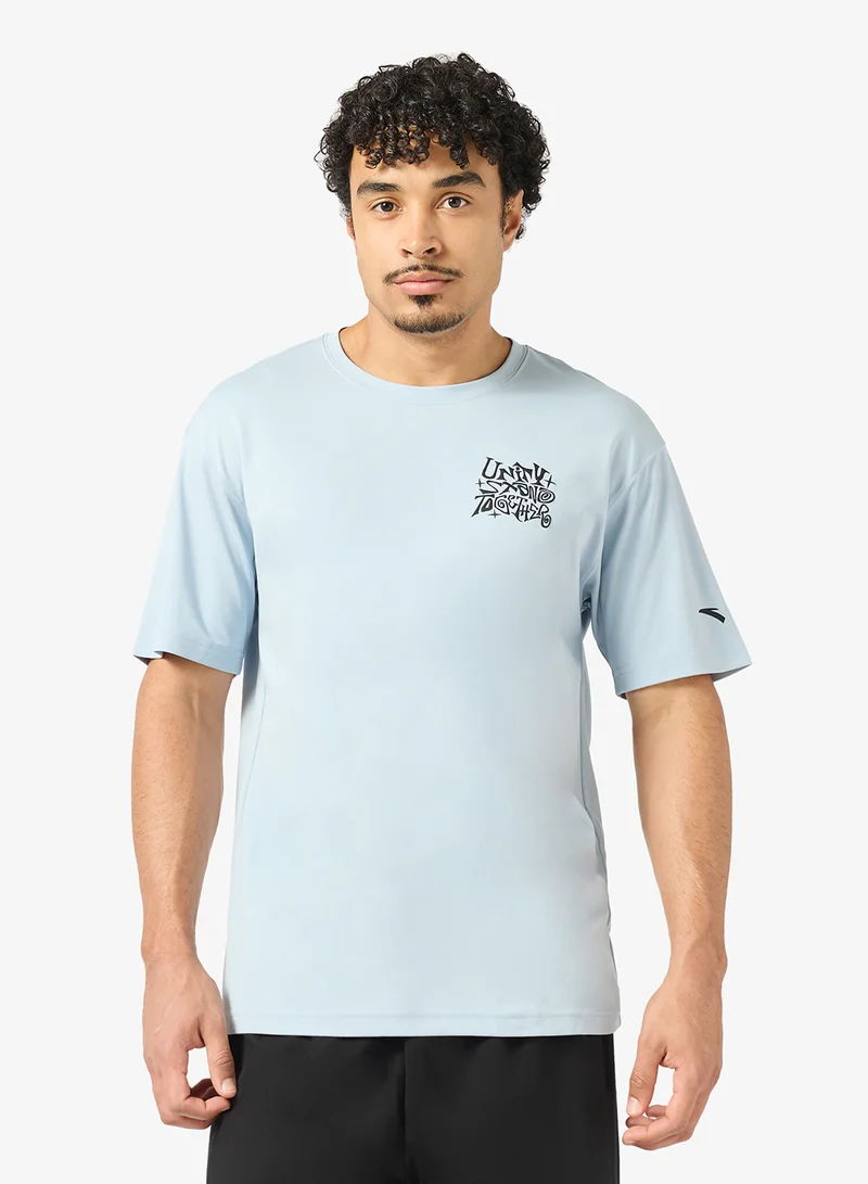 ANTA KAI Men’s Basketball T-Shirt/Breathable Performance · Lightweight Comfort · Signature Basketball Style