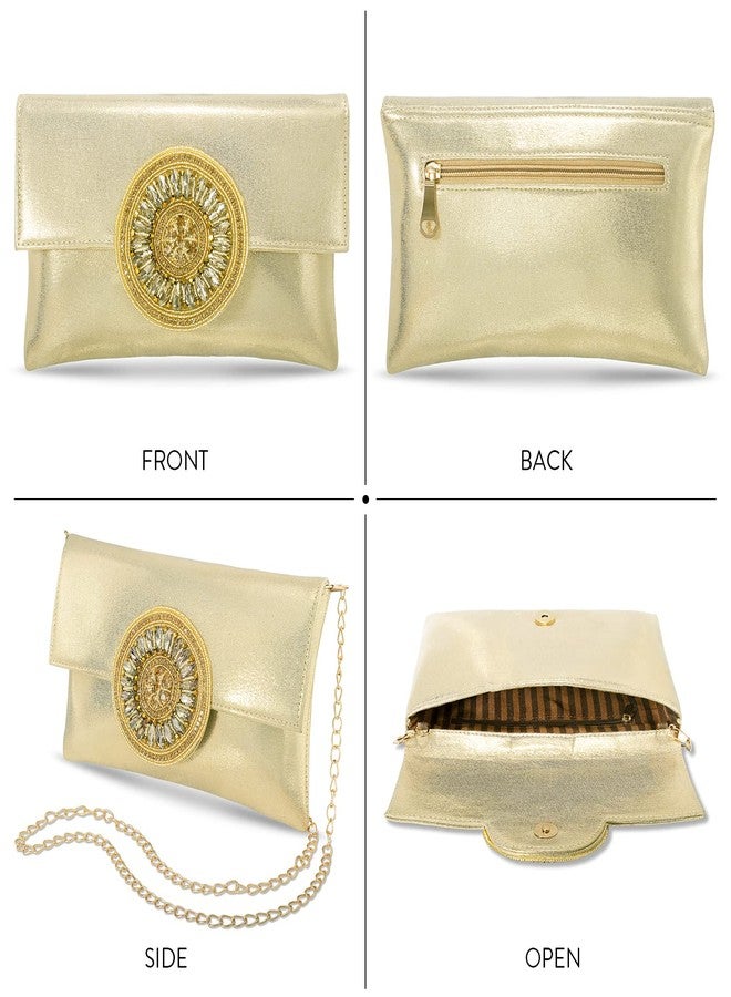 Aheli Indian Potli Bags Gift for Women Evening Bag Clutch Ethnic Bride Purse with Drawstring - Image 4