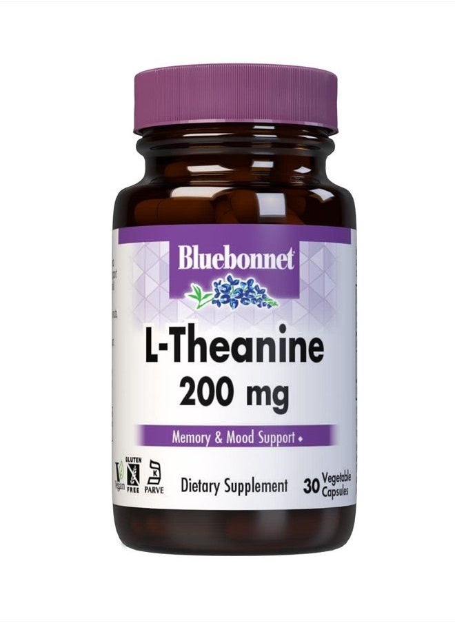 Bluebonnet - Nutrition L-Theanine 200 mg, 30 Count - Image 1