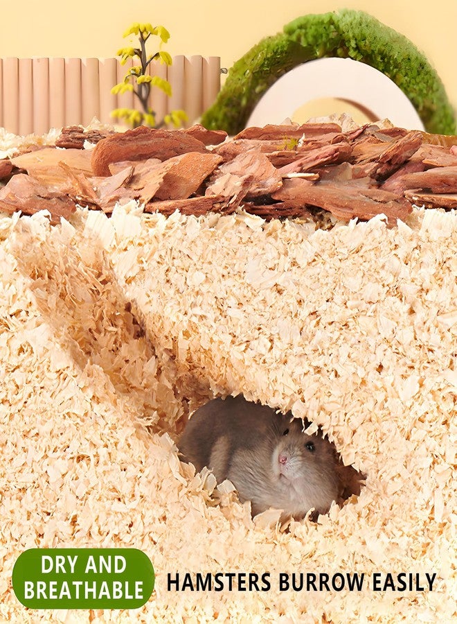 DOTUHAO 2 LB Hamster Bedding, Sawdust, Wood Shavings, Pine Shavings, Guinea Pig Bedding, Rabbit Bedding, Rat Bedding, Small Animal Bedding, Pet Bedding, Wood Chips for Pets (2 lb) - Image 5