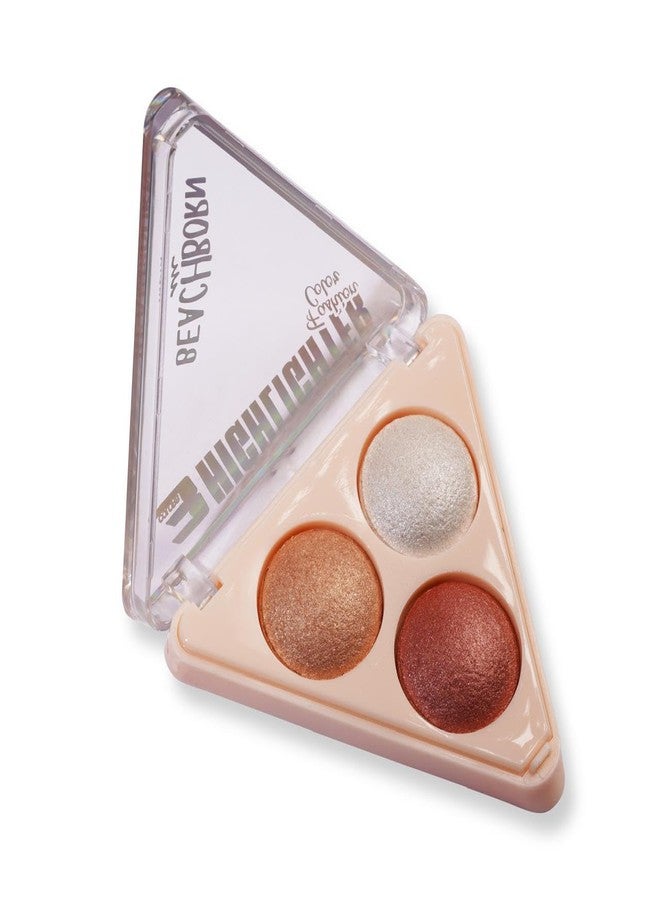 BEACHBORN INDIA Multicolor Highlighter Palette Highly Pigmented and Blendable | Matte Finish | Perfect Makeup with Radiant, Buildable Shades traingle highlighter (BBI-02-06 SHADE NO.1, 6G) - Image 1