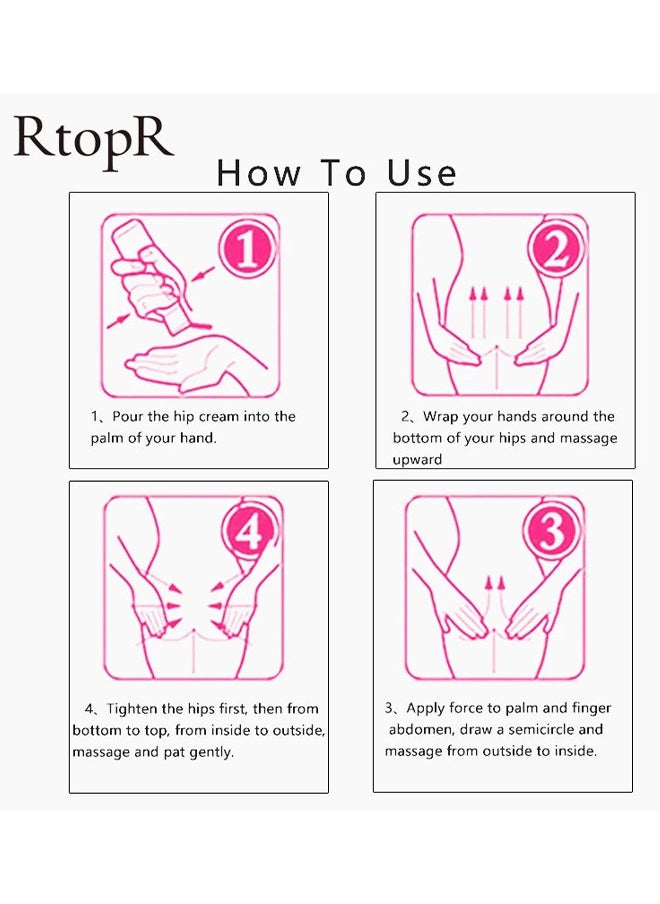 RtopR Mango Massage Buttock Cream 40G, Natural Plant Essence Can Deeply Moisturize, Relieve The Pain Of Sitting Buttocks, Tighten And Lift The Skin, And Shape The Ideal Curve Button Cream  - Image 5